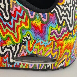 Skechers x Jen Stark multi-color shoes